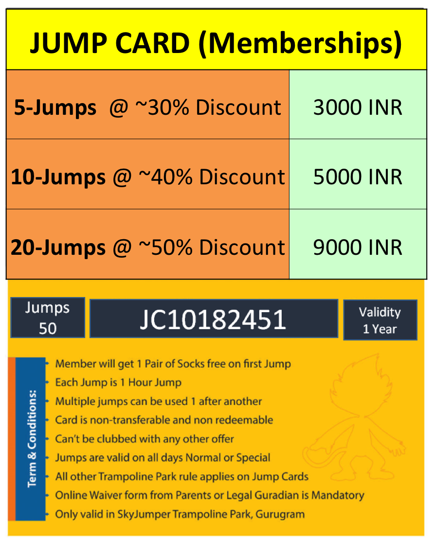 Jump Card SkyJumper 10